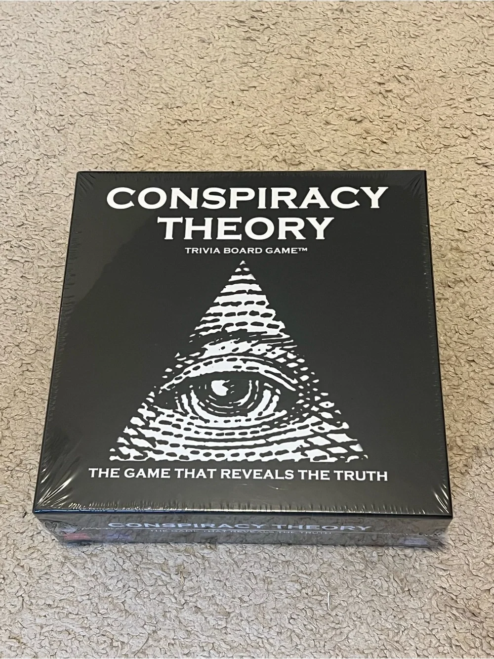 Conspiracy Theory Trivia Board Game - Black